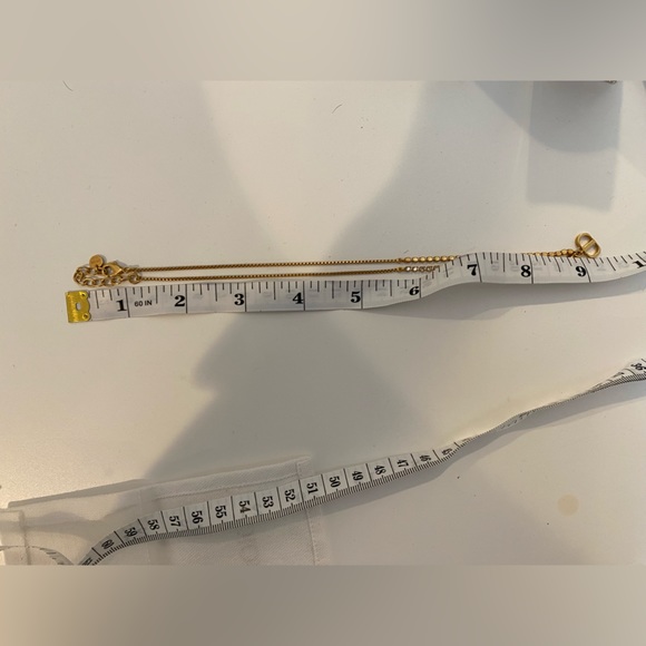 DIOR CD GOLD-FINISH METAL WITH WHITE CRYSTALS - Picture 5 of 5